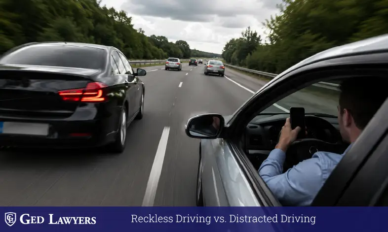 Reckless Driving Versus Distracted Driving