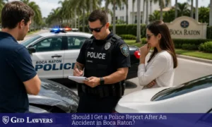 Boca Raton police accident report