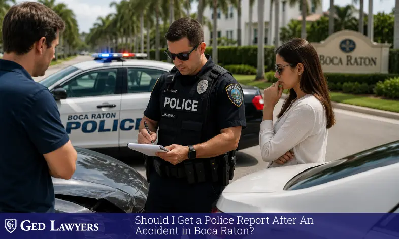 Boca Raton police accident report