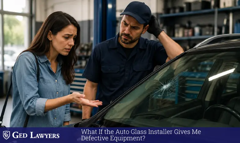 Defective Auto Glass Installer Liability