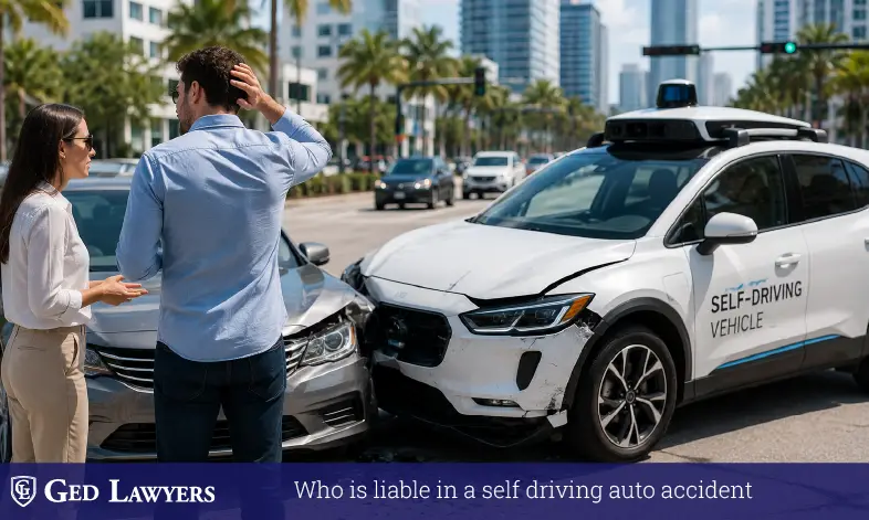 Autonomous vehicle crash legal liability