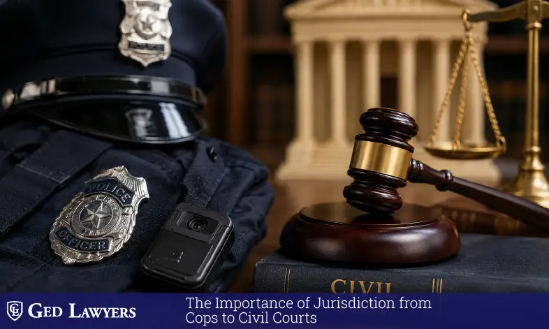 Legal jurisdiction in civil courts